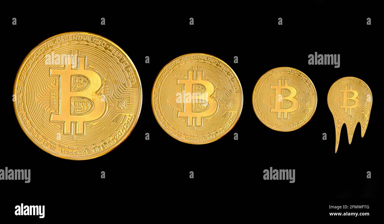 Bitcoin price fall hi-res stock photography and images - Alamy