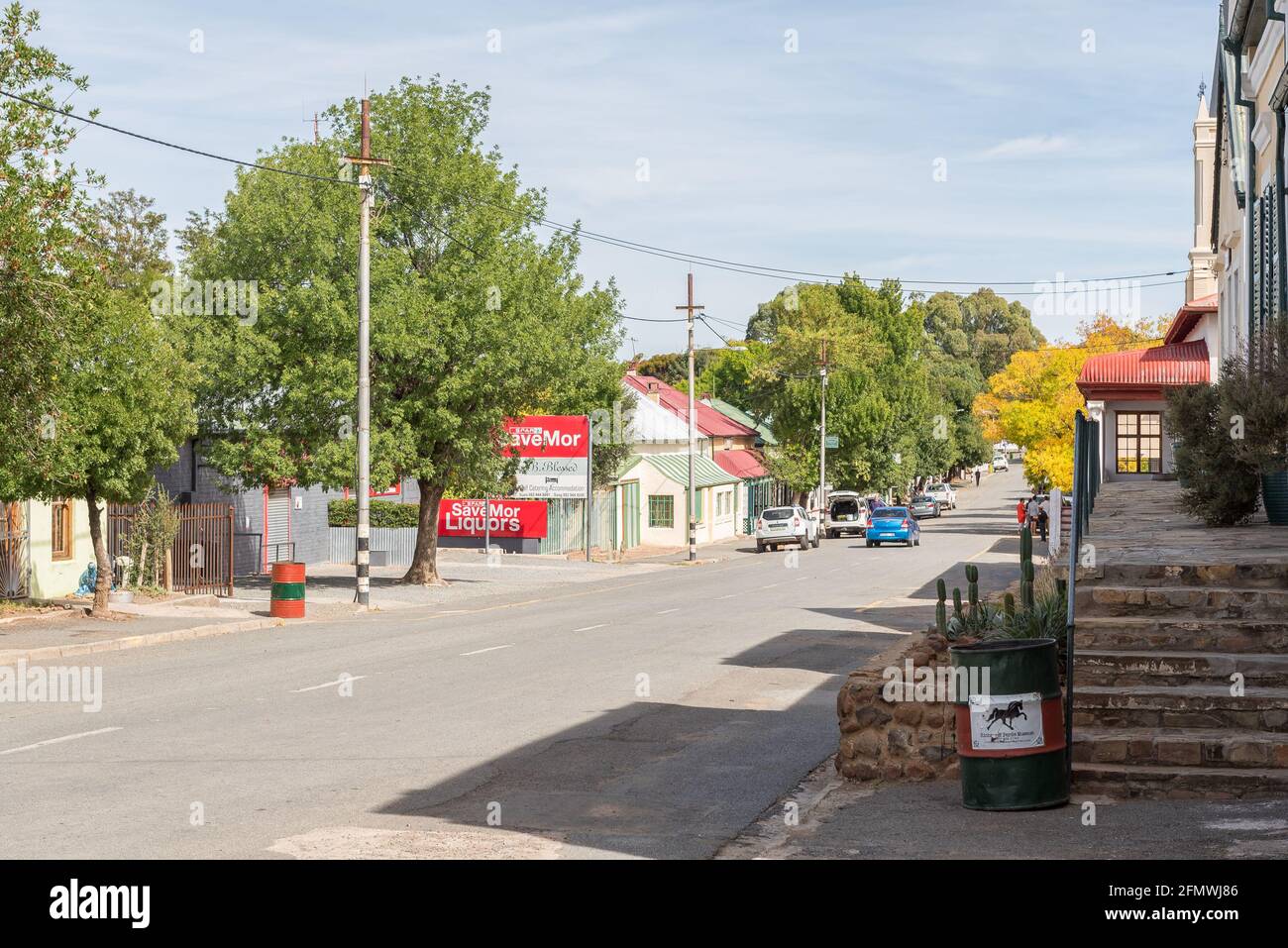 RICHMOND, SOUTH AFRICA APRIL 2, 2021 A street scene, with old
