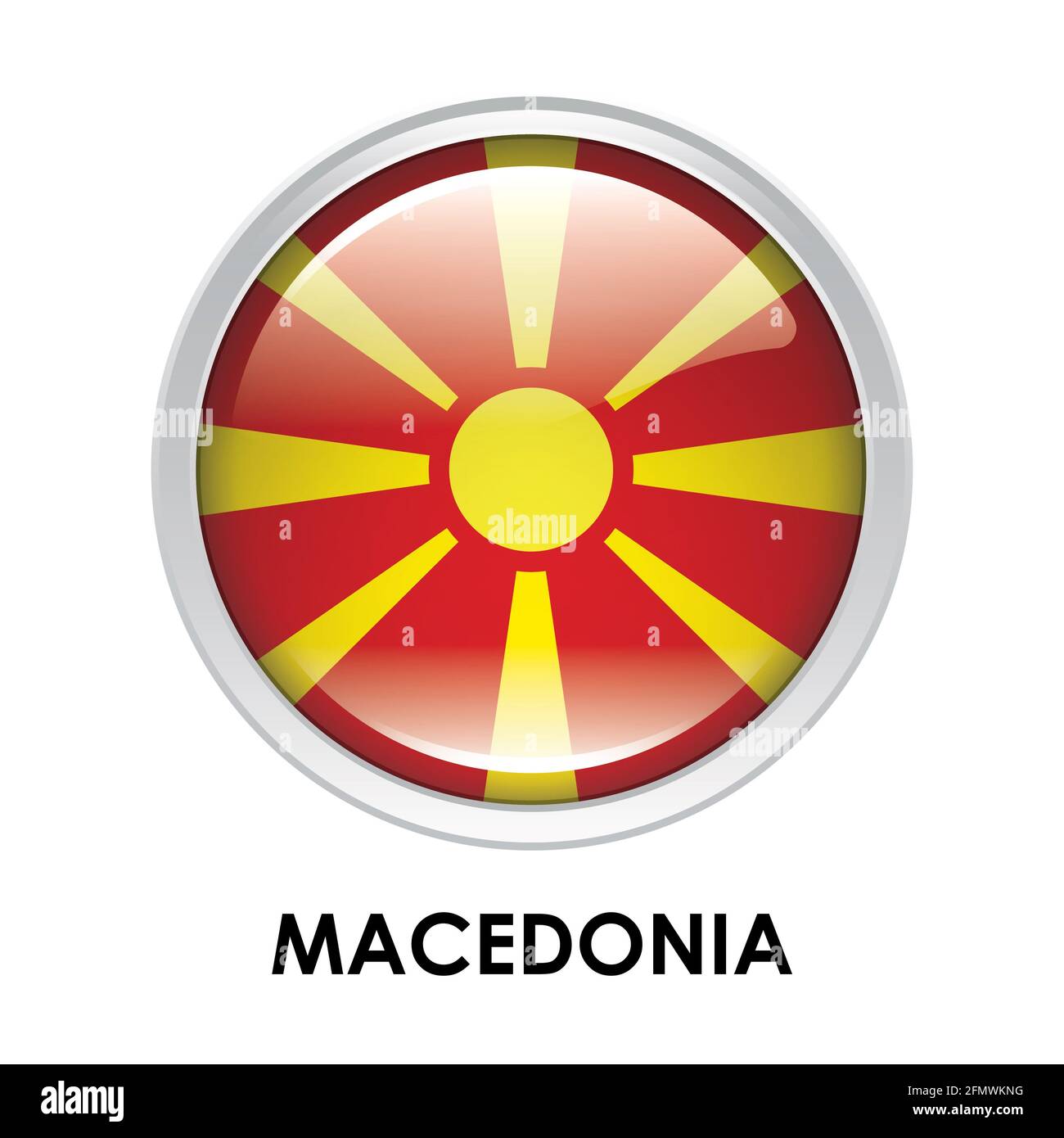 Macedonia map vector hires stock photography and images Alamy
