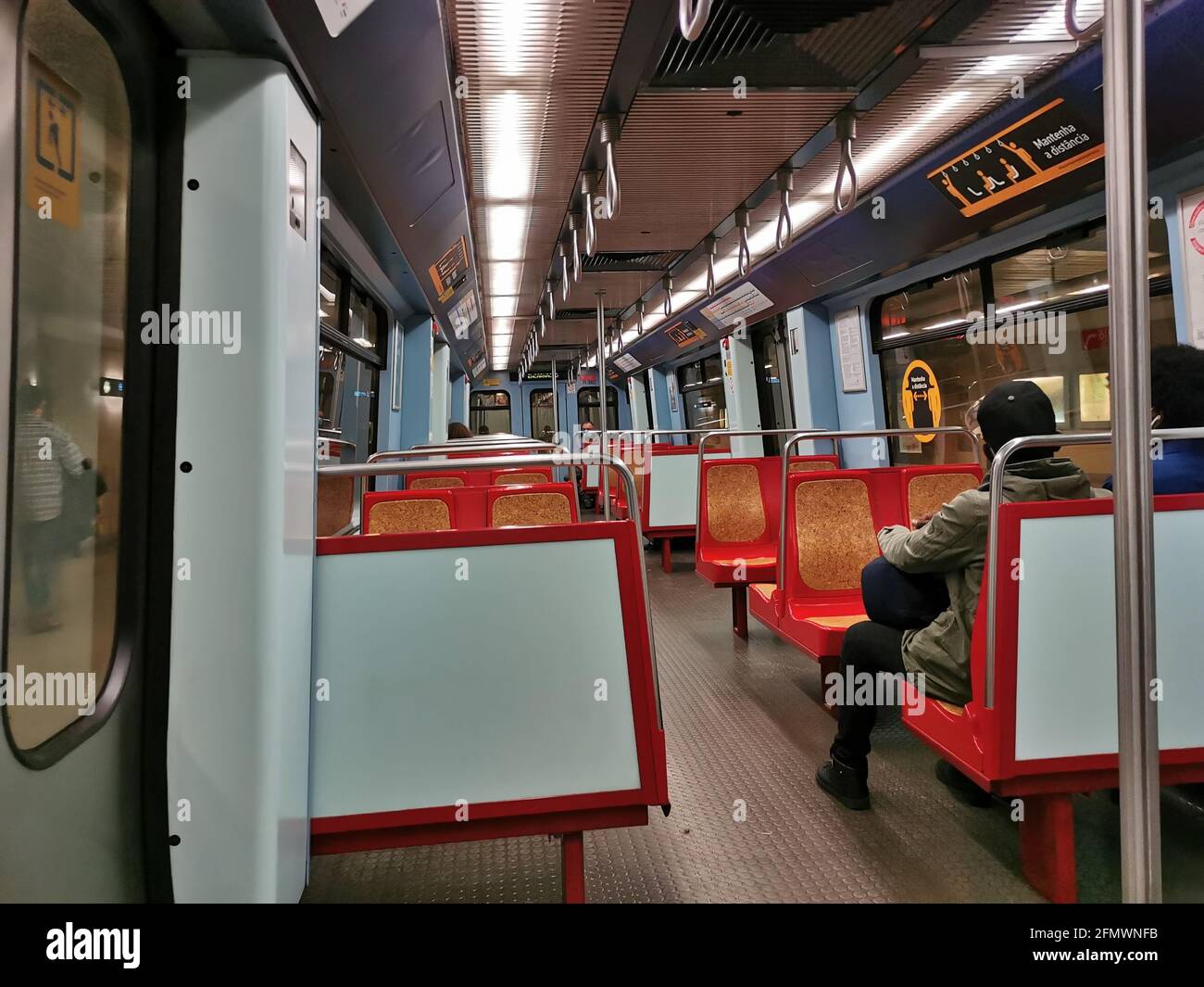 In the Lisbon subway, Lisbon, Portugal Stock Photo - Alamy