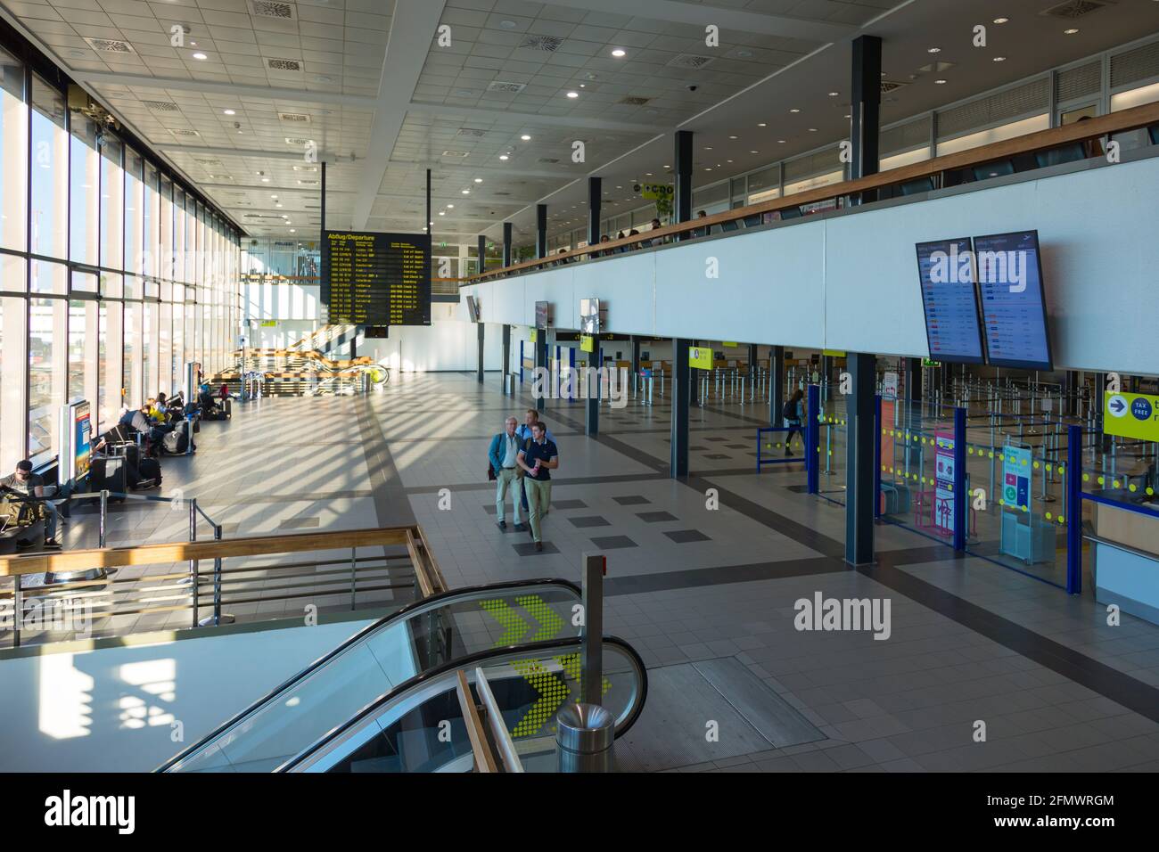 Berlin, Germany - 29. August 2017: Terminal A at Berlin Schönefeld ...
