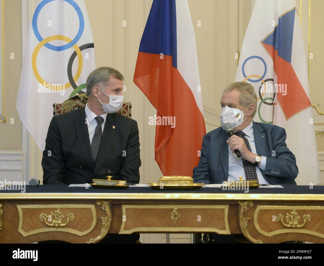Prague, Czech Republic. 12th May, 2021. Czech Olympic Committee (COV