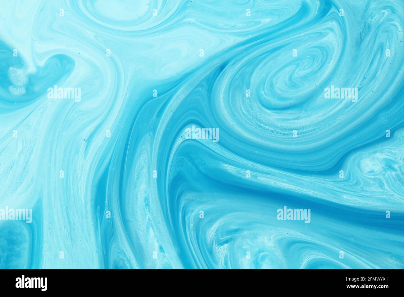 sea blue and white ink mixing, natural water wave texture background ...
