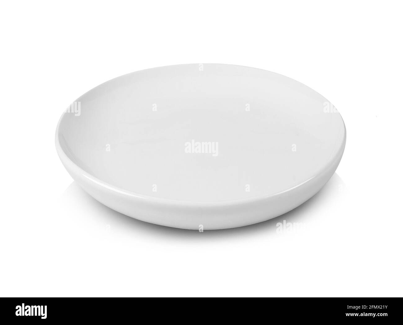 white plate isolated on white background Stock Photo - Alamy