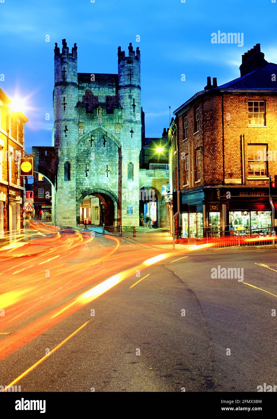 Monk Bar, York, England Stock Photo Alamy