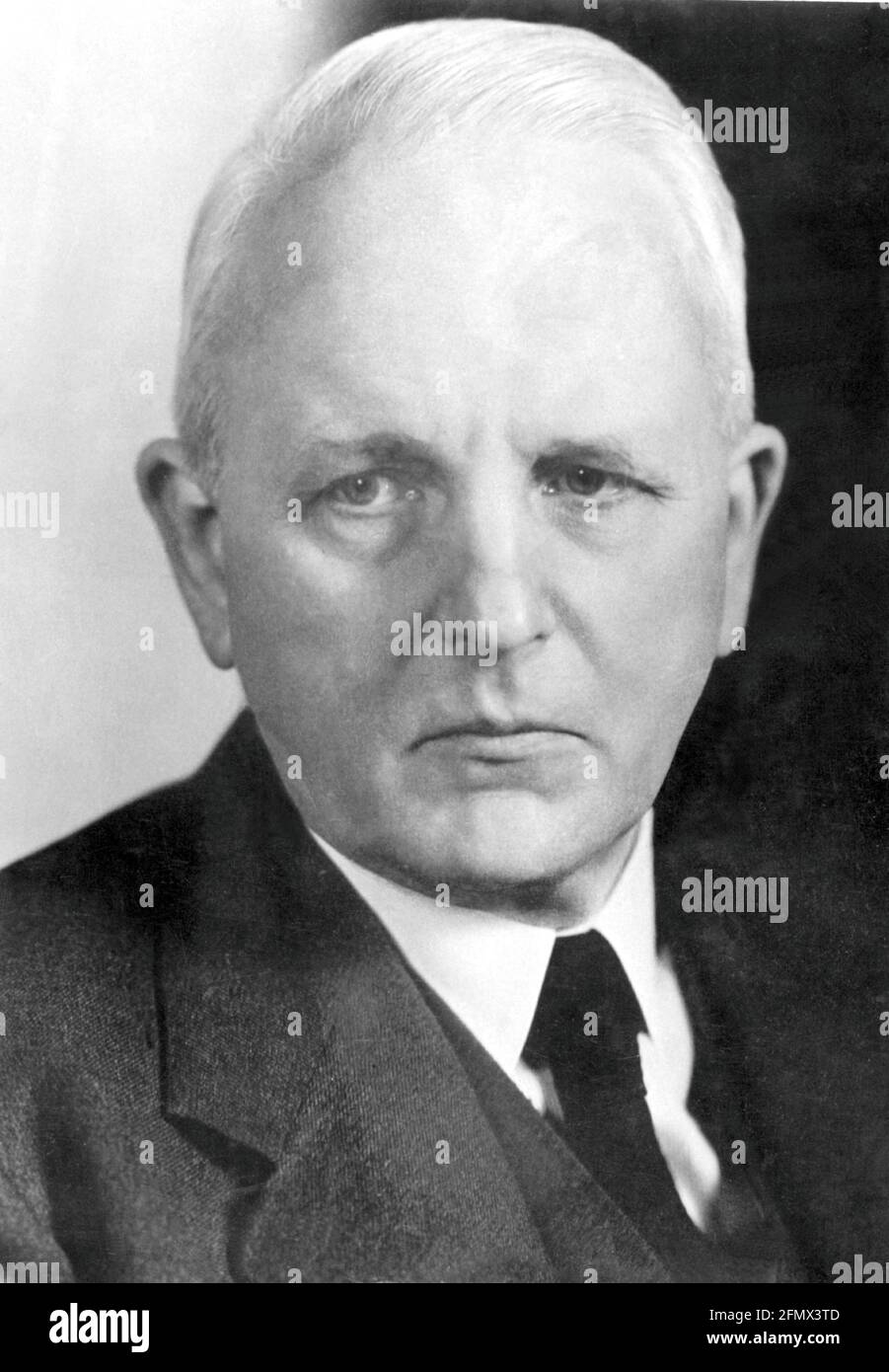 Weizsaecker, Ernst von, 25.5.1882 - 4.8.1951, German diplomat, portrait, 1940s, EDITORIAL-USE-ONLY Stock Photo