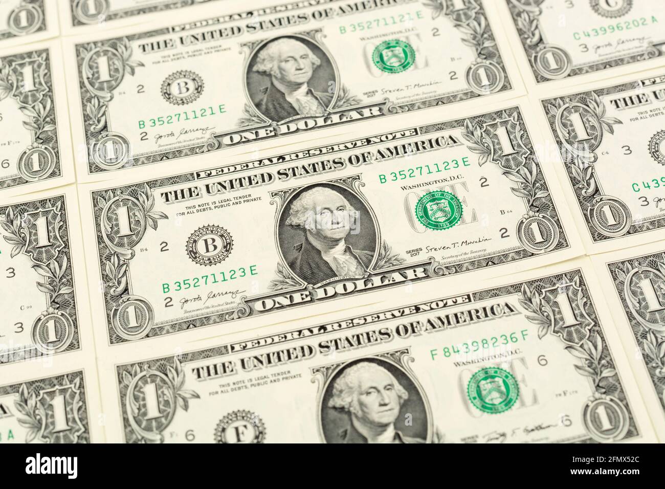 Front side of 1 dollar banknote hi-res stock photography and images - Alamy