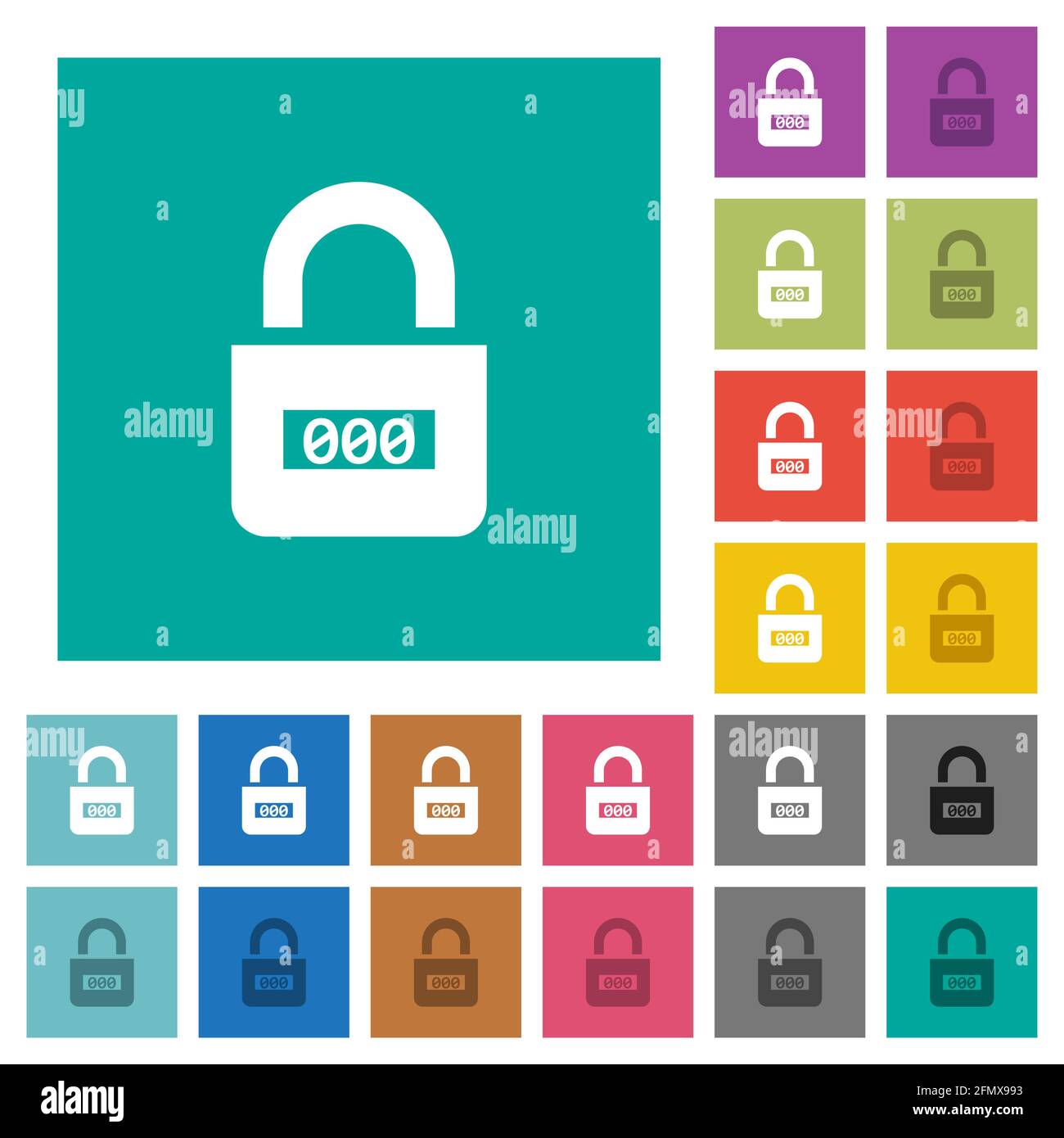 Combination lock on plain hi-res stock photography and images - Alamy