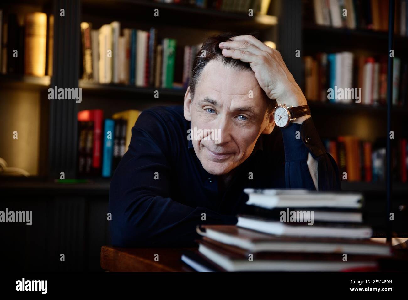 Swedish author and journalist David Lagercrantz photographed in