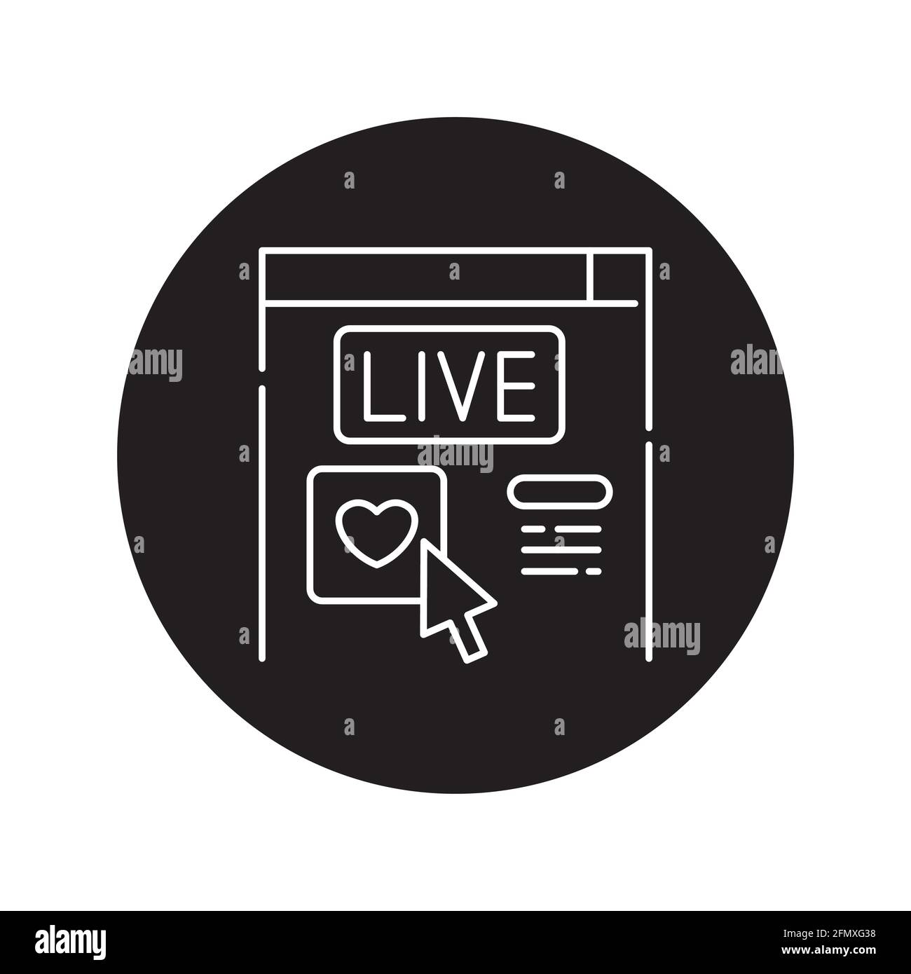 Like video black glyph icon. Pictogram for web page, mobile app, promo. UI UX GUI design element. Editable stroke. Stock Vector