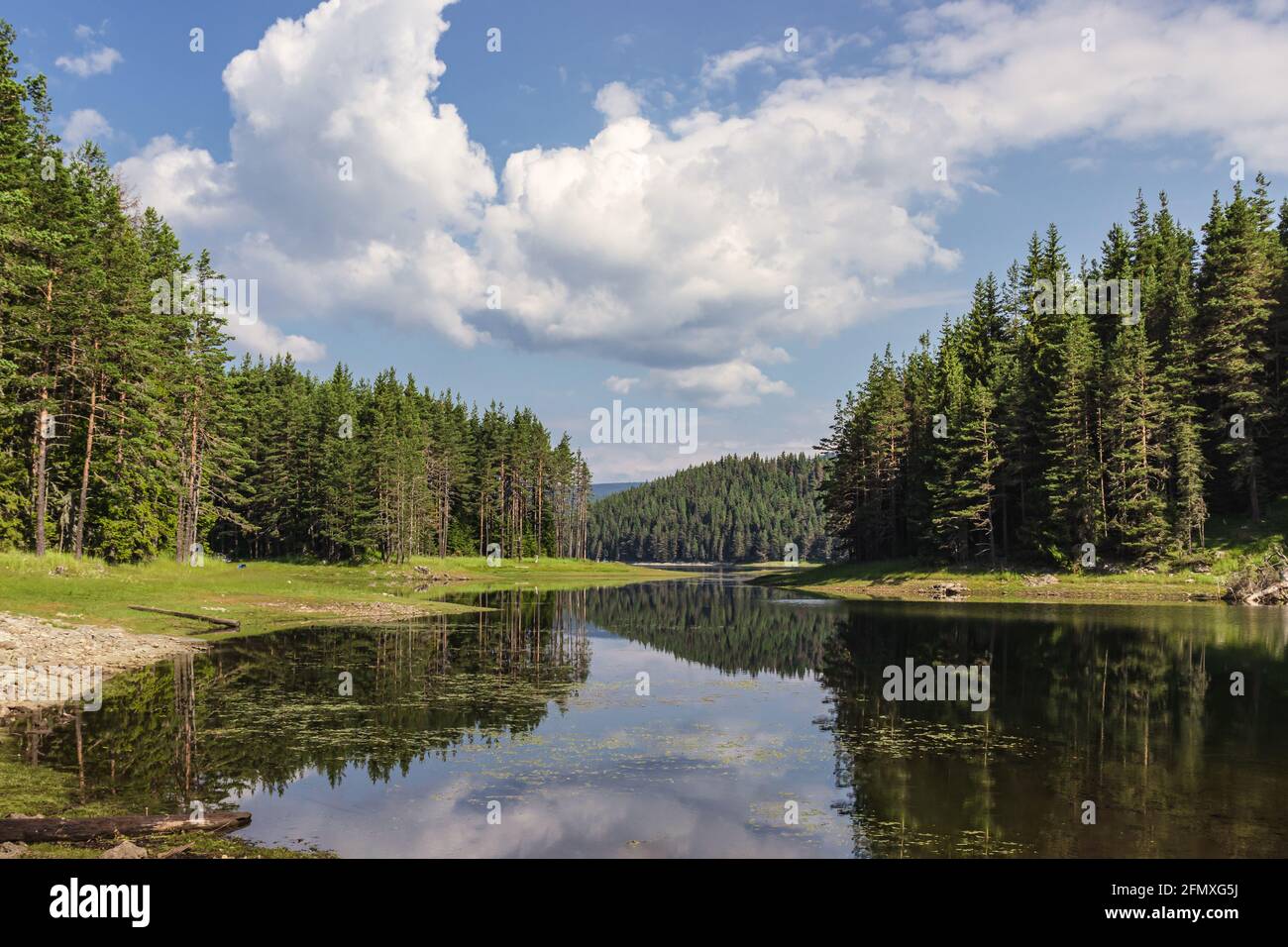 A day by the Beglika dam, Bulgaria Stock Photo