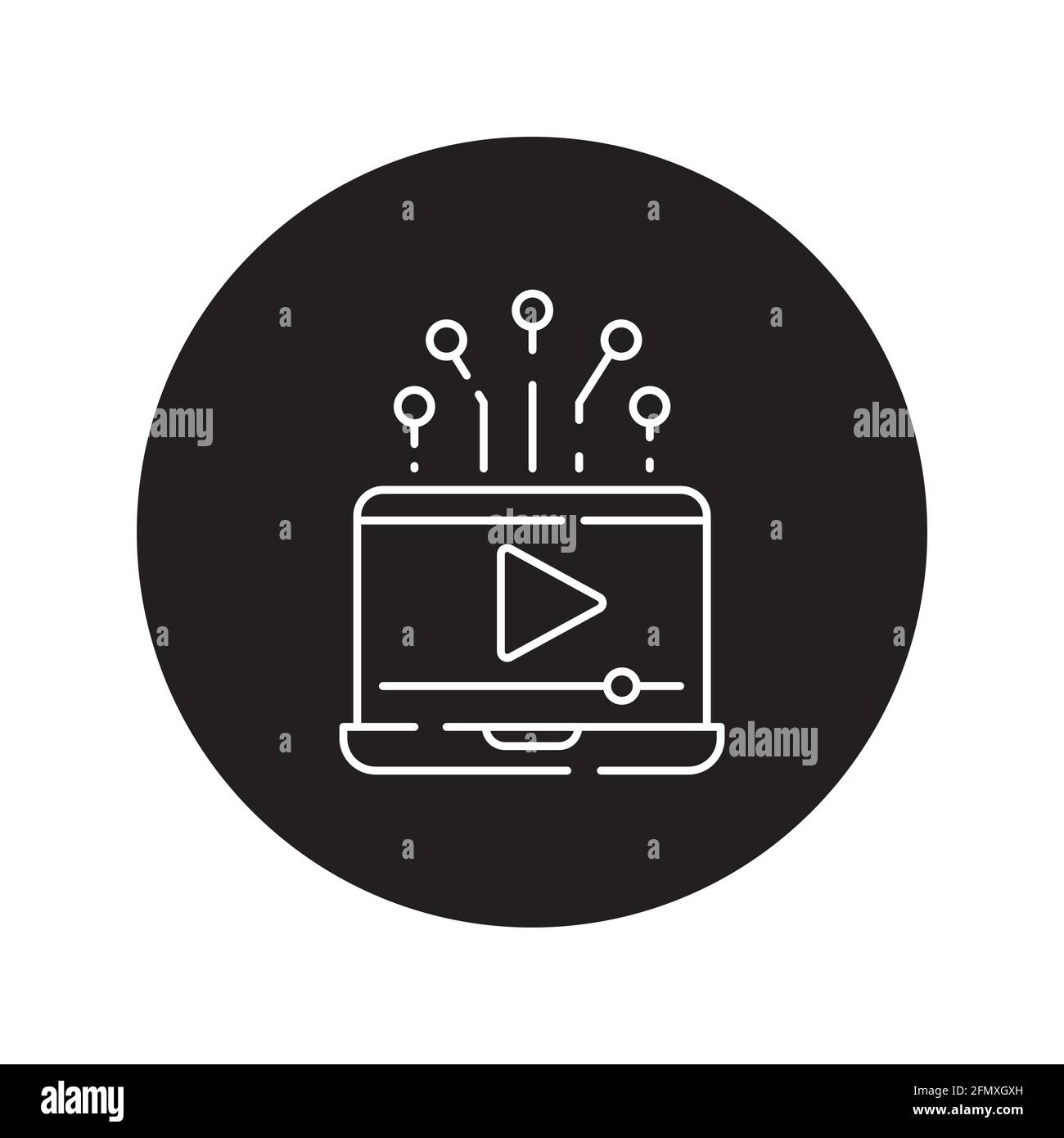 Streaming template Black and White Stock Photos & Images - Alamy