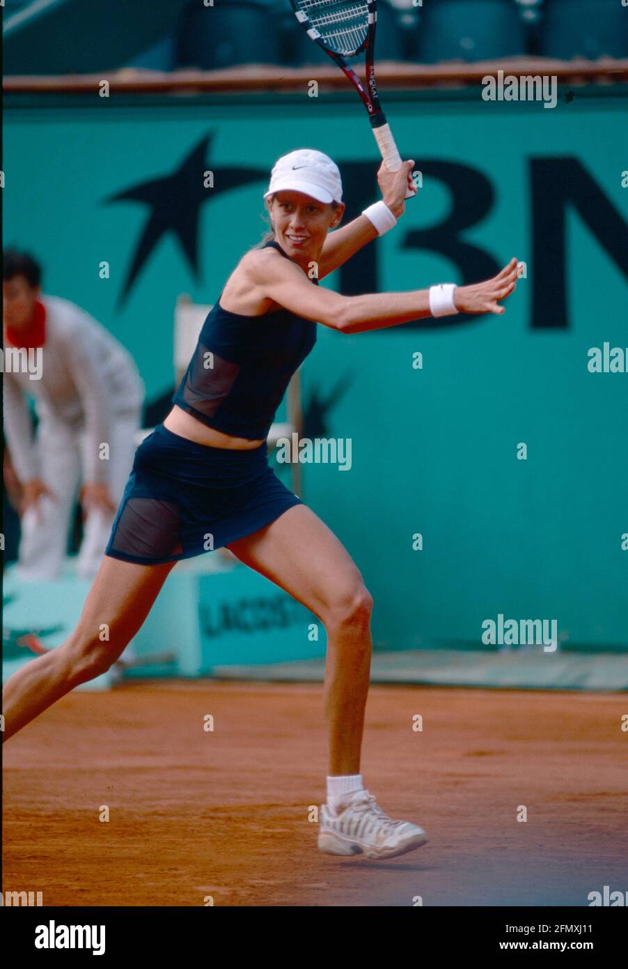 Argentinian tennis player Clarisa Fernandez, Roland Garros, France 2002