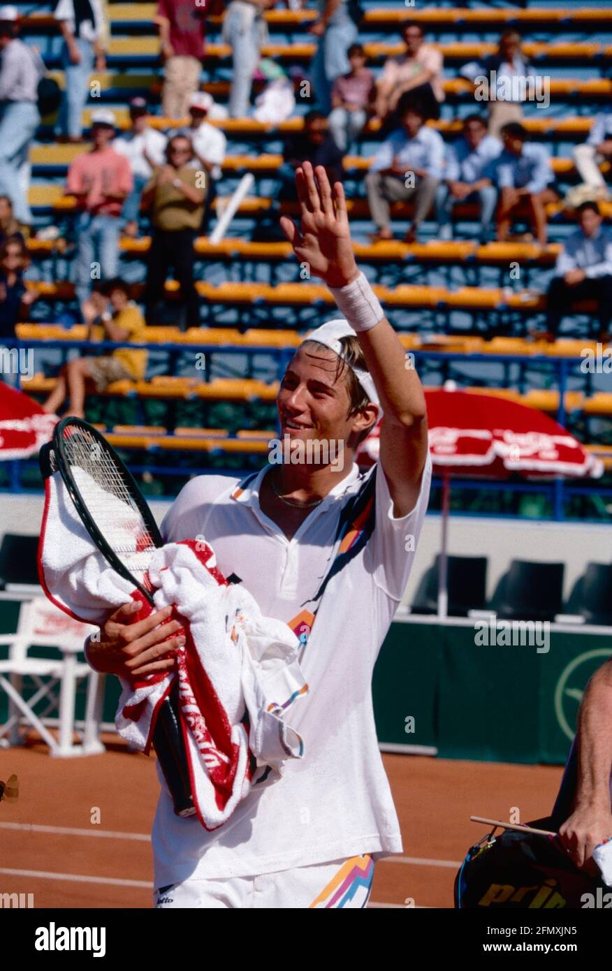 Danish tennis player Frederik Fetterlein, 1991 Stock Photo Alamy