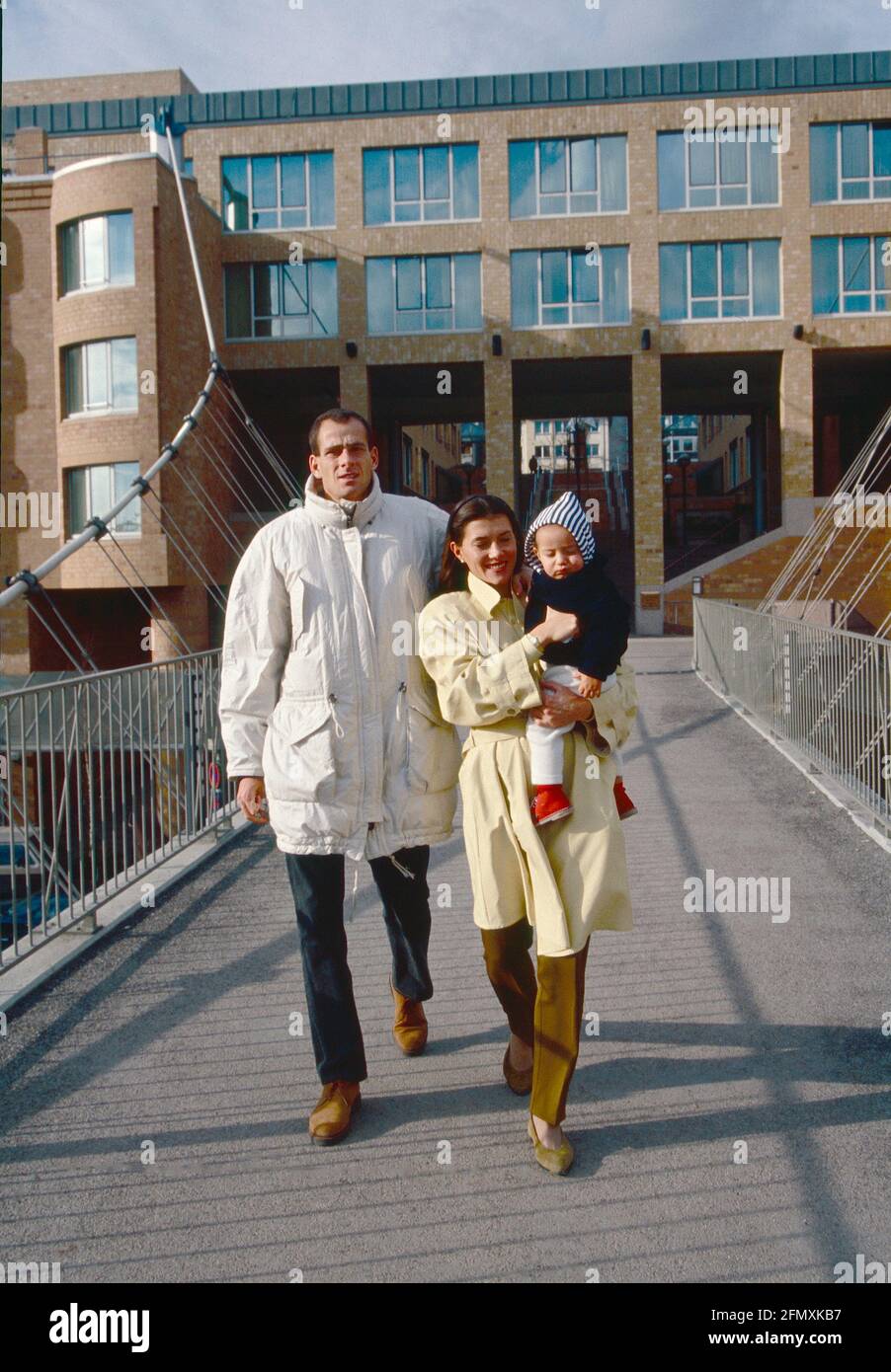 French tennis player Guy Stuttgart, Germany 1991 Stock Photo