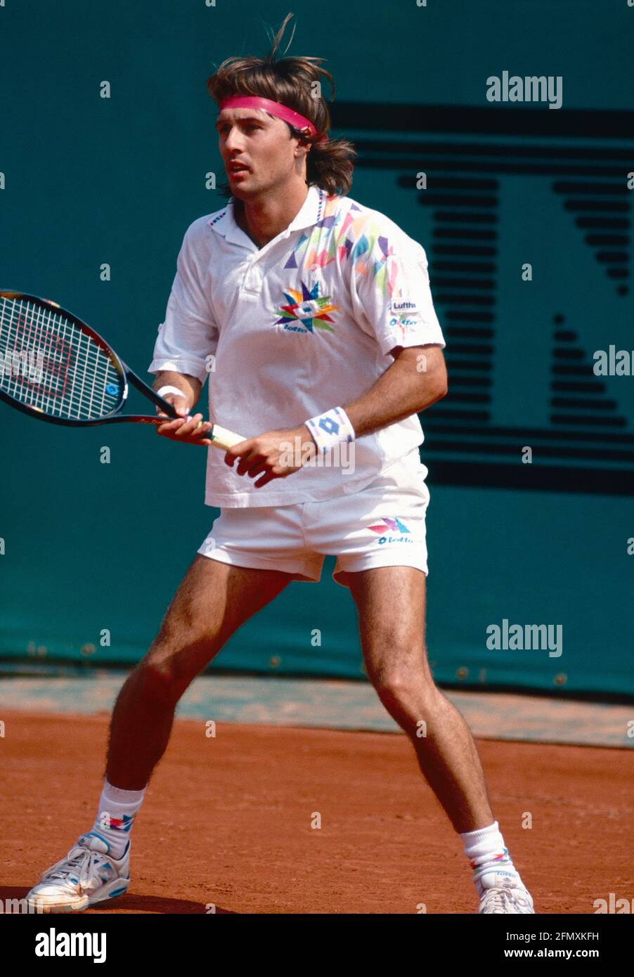 Argentinian tennis player Franco Davin, Roland Garros, France 1992