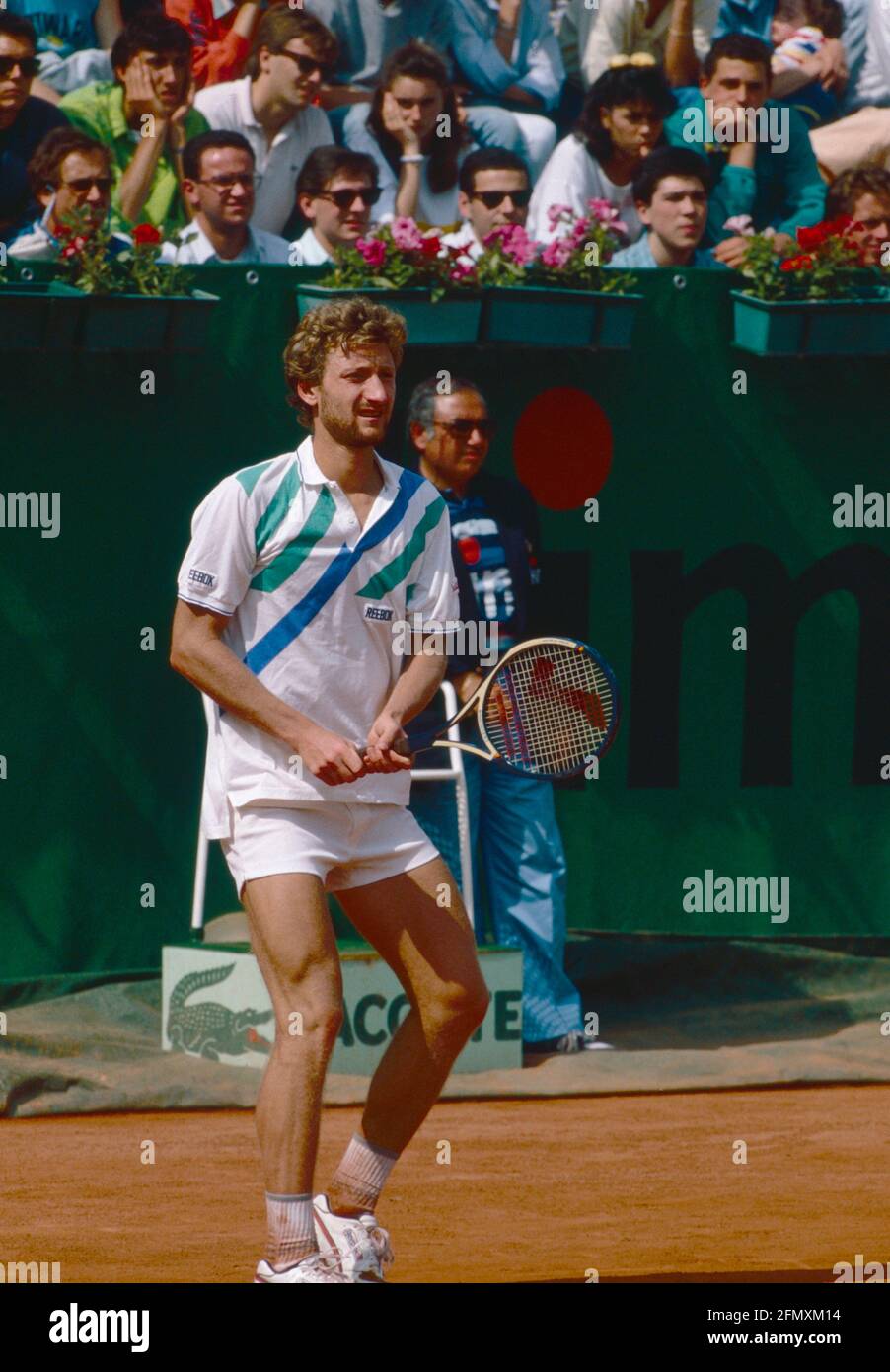 Slovakian tennis player Miloslav Mecir, 1980s Stock Photo - Alamy
