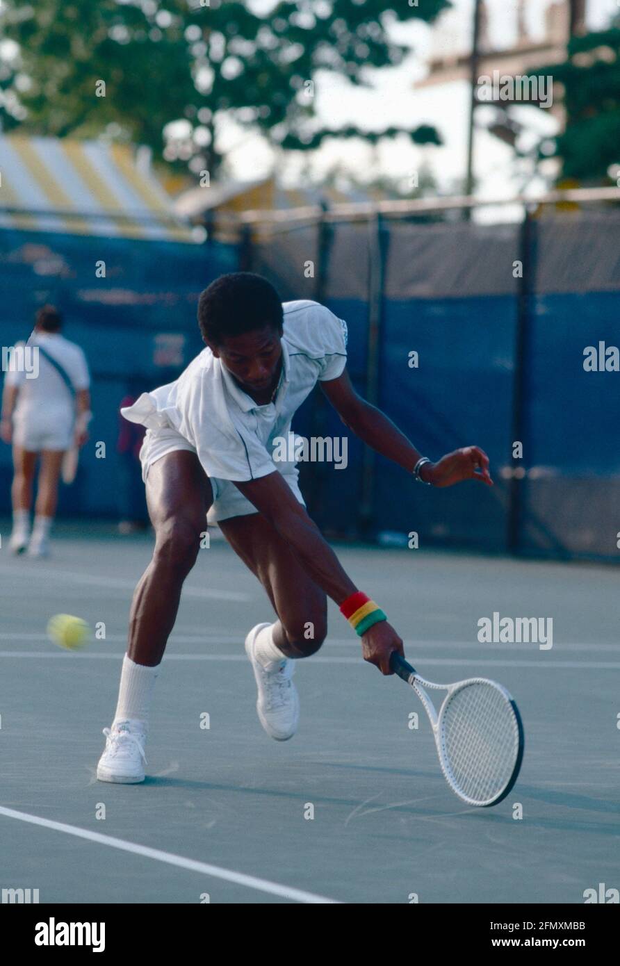 Senegalese tennis player Yahiya Doumbia, 1988 Stock Photo - Alamy