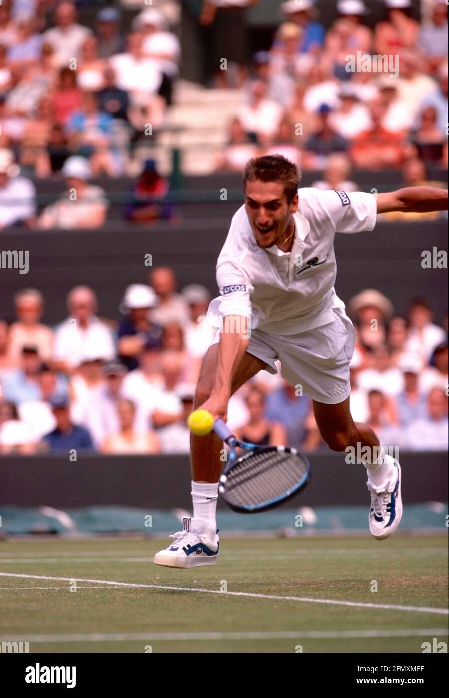 French tennis player Nicolas Escudé, 1990s Stock Photo Alamy