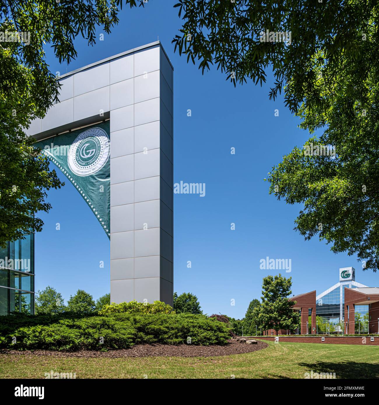 College campus in Lawrenceville, County