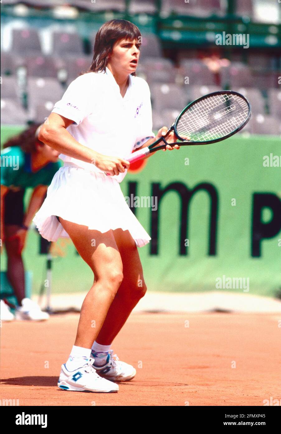 Argentinian tennis player Ines Gorrochategui, Italian Open 1992 Stock