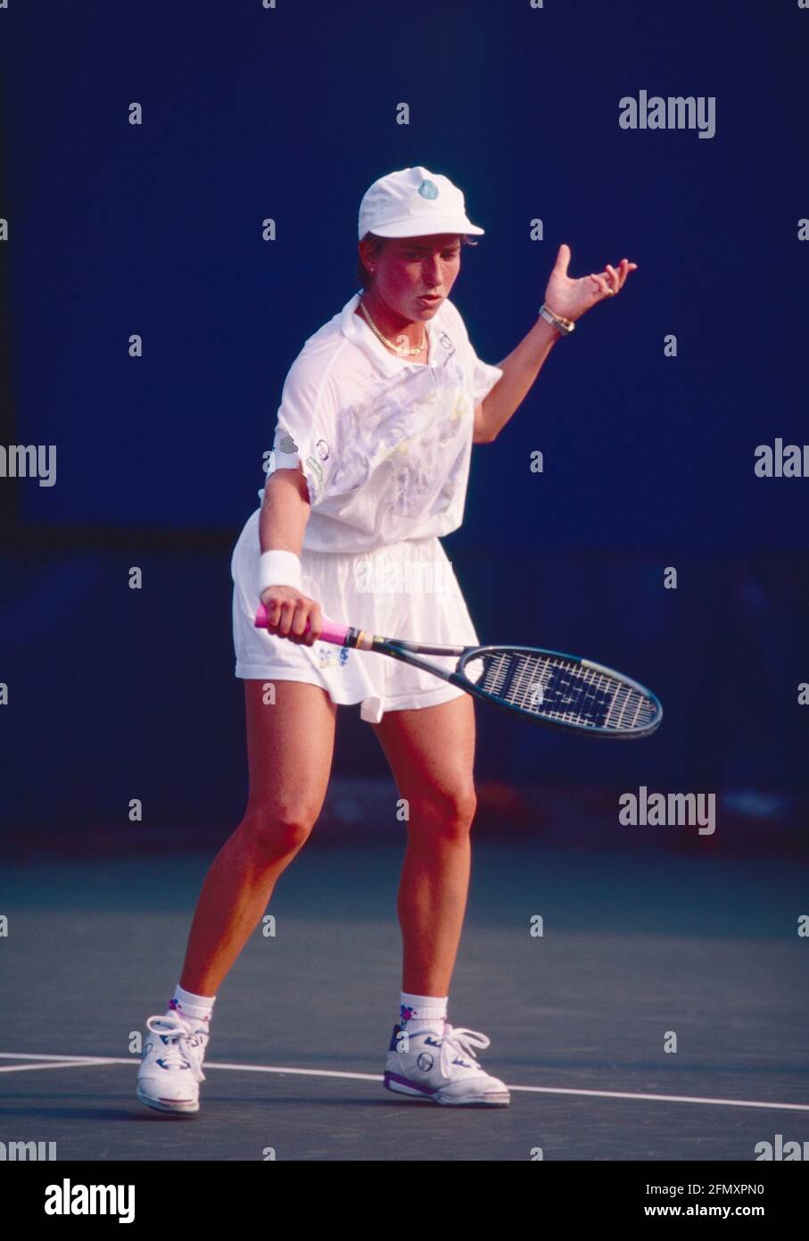 Italian tennis player Laura Golarsa, US Open 1993 Stock Photo - Alamy