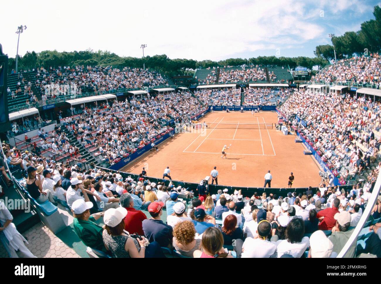 Tennis players at the Masters, Rome 2002 Stock Photo Alamy