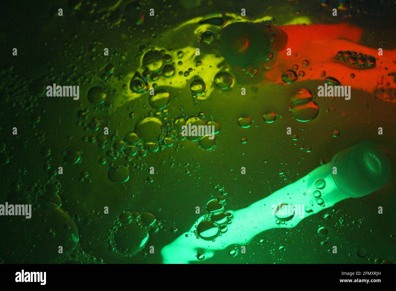 Abstract photograph glow sticks Stock Photo