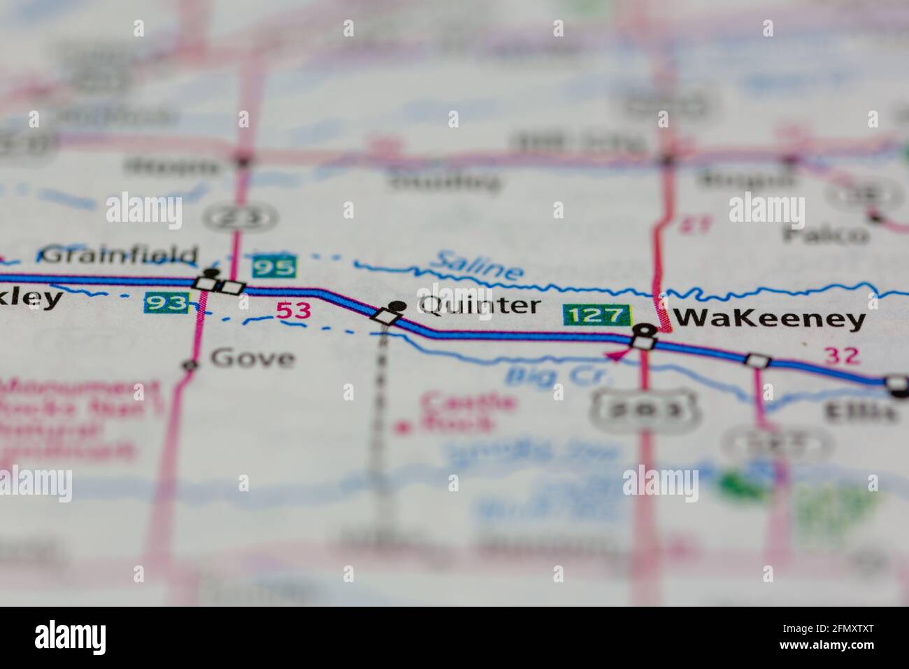 Map of quinter hi-res stock photography and images - Alamy