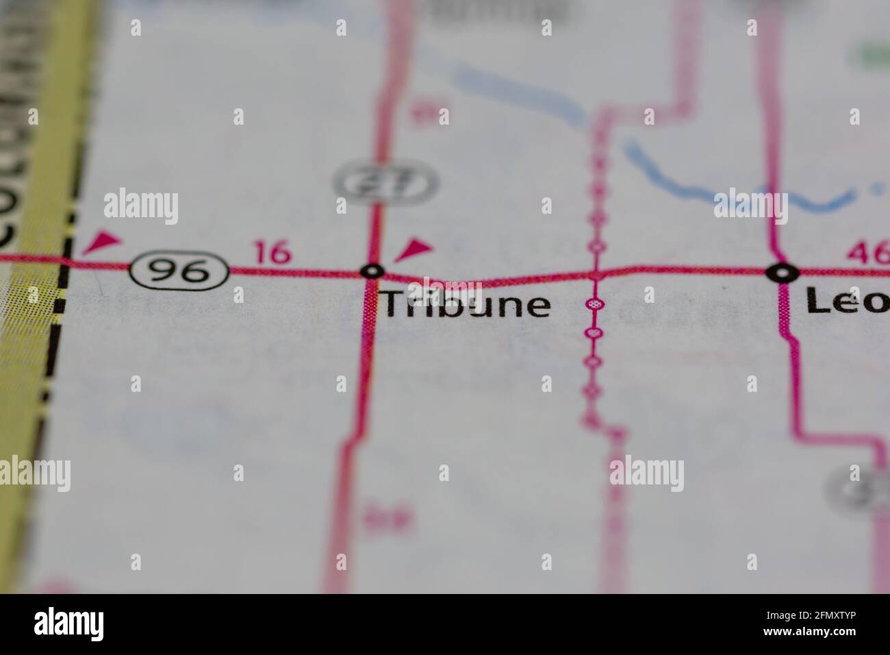 Tribune kansas map hires stock photography and images Alamy