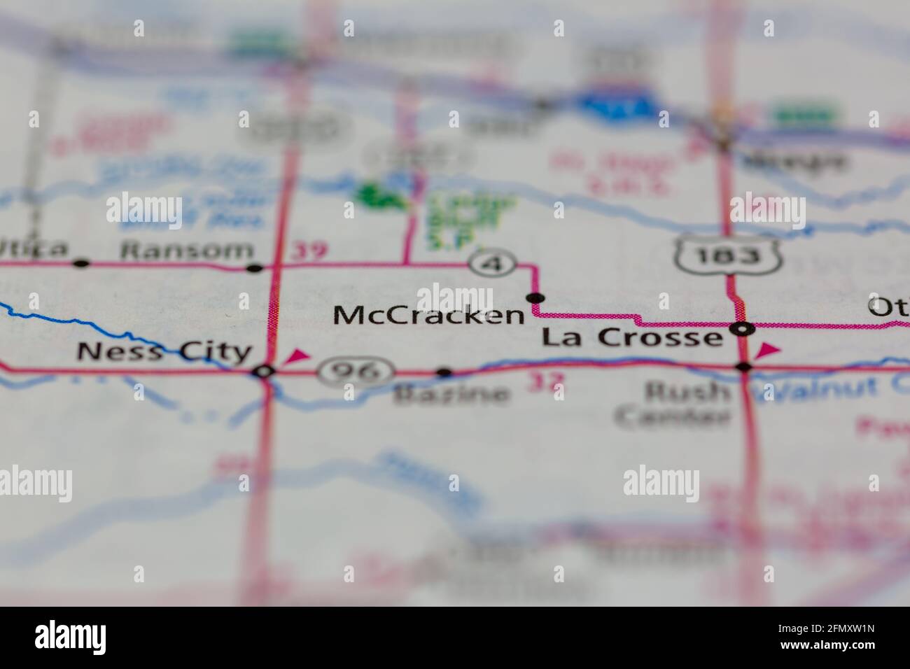 Mccracken on a map hires stock photography and images Alamy
