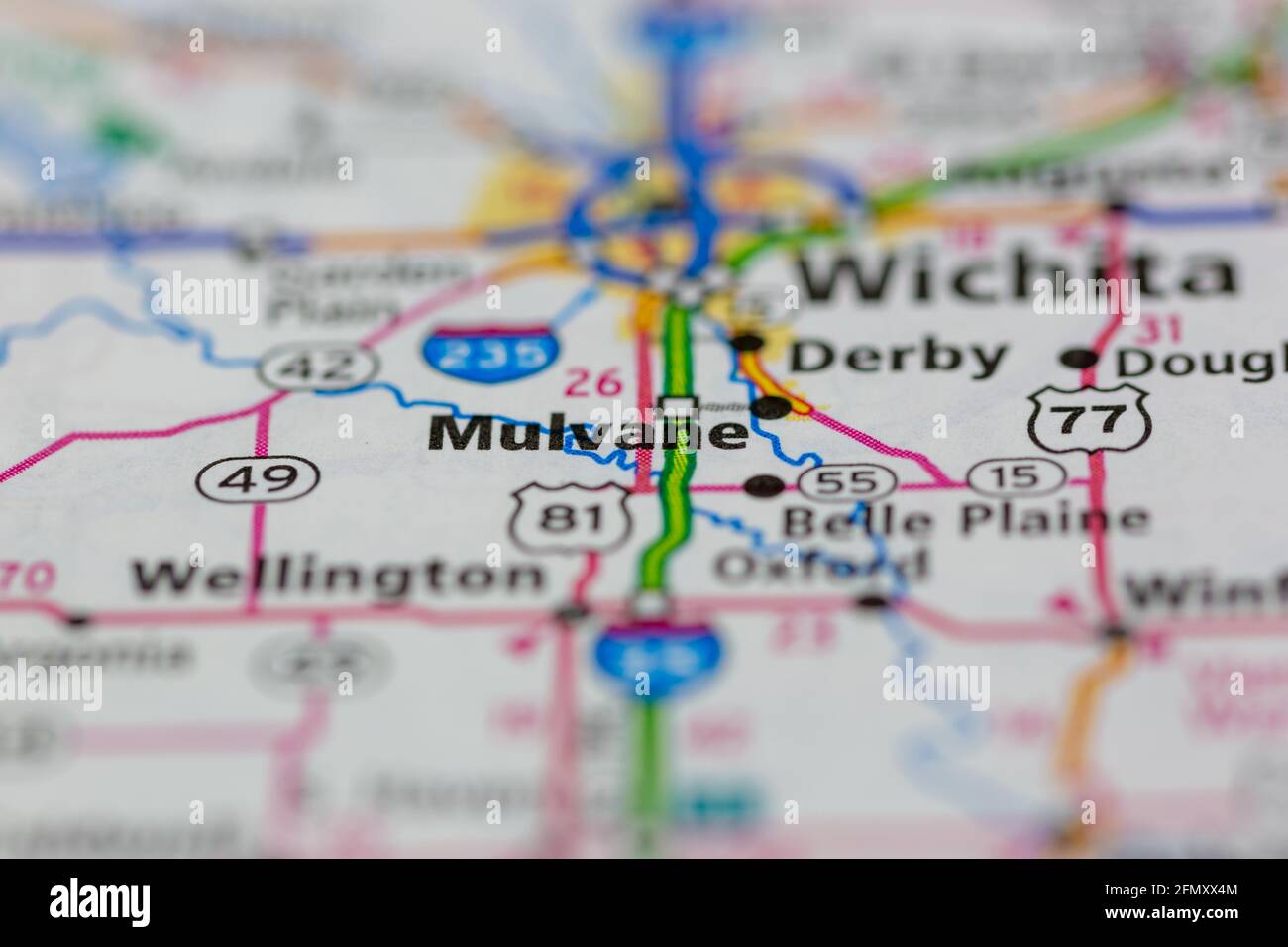Map of mulvane hires stock photography and images Alamy