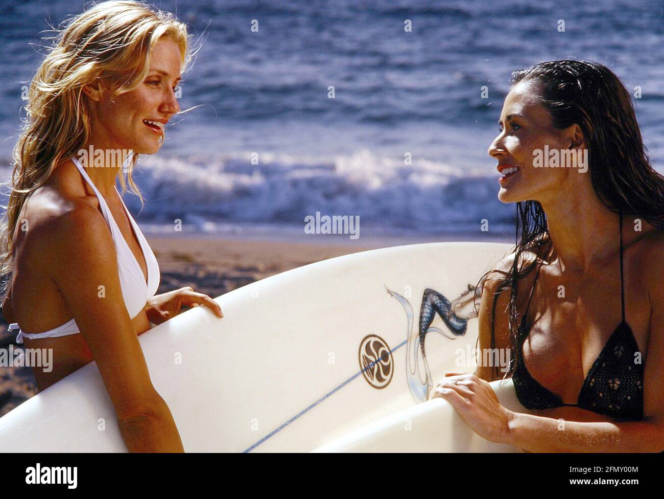 Charlie's Angels: Full Throttle  Year: 2003 USA Cameron Diaz, Demi Moore  Director: McG Stock Photo