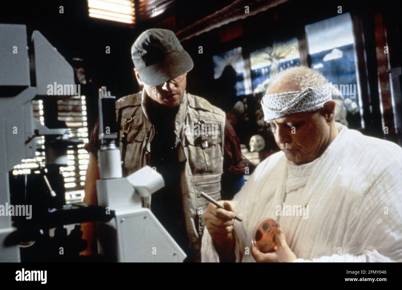 The Island of Dr. Moreau Year : 1996 USA Director : John Frankenheimer   Val Kilmer, Marlon Brando Stock Photo