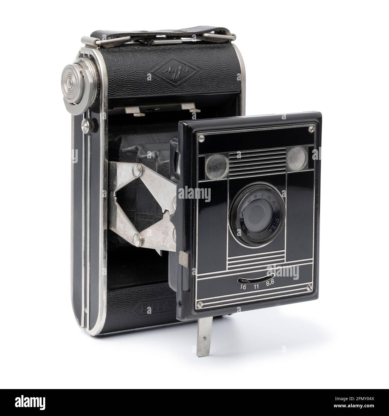 Leiden, The Netherlands - May 12, 2021:  Vintage Agfa Billy-Clack isolated on white background Stock Photo