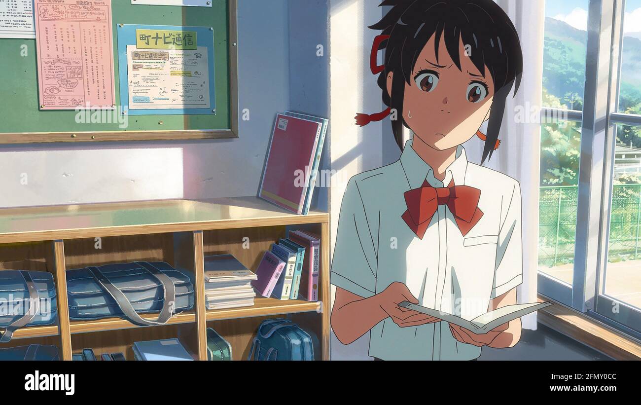 Your Name Kimi no na wa Year : 2016 Japan Director : Makoto Shinkai Animation Stock Photo