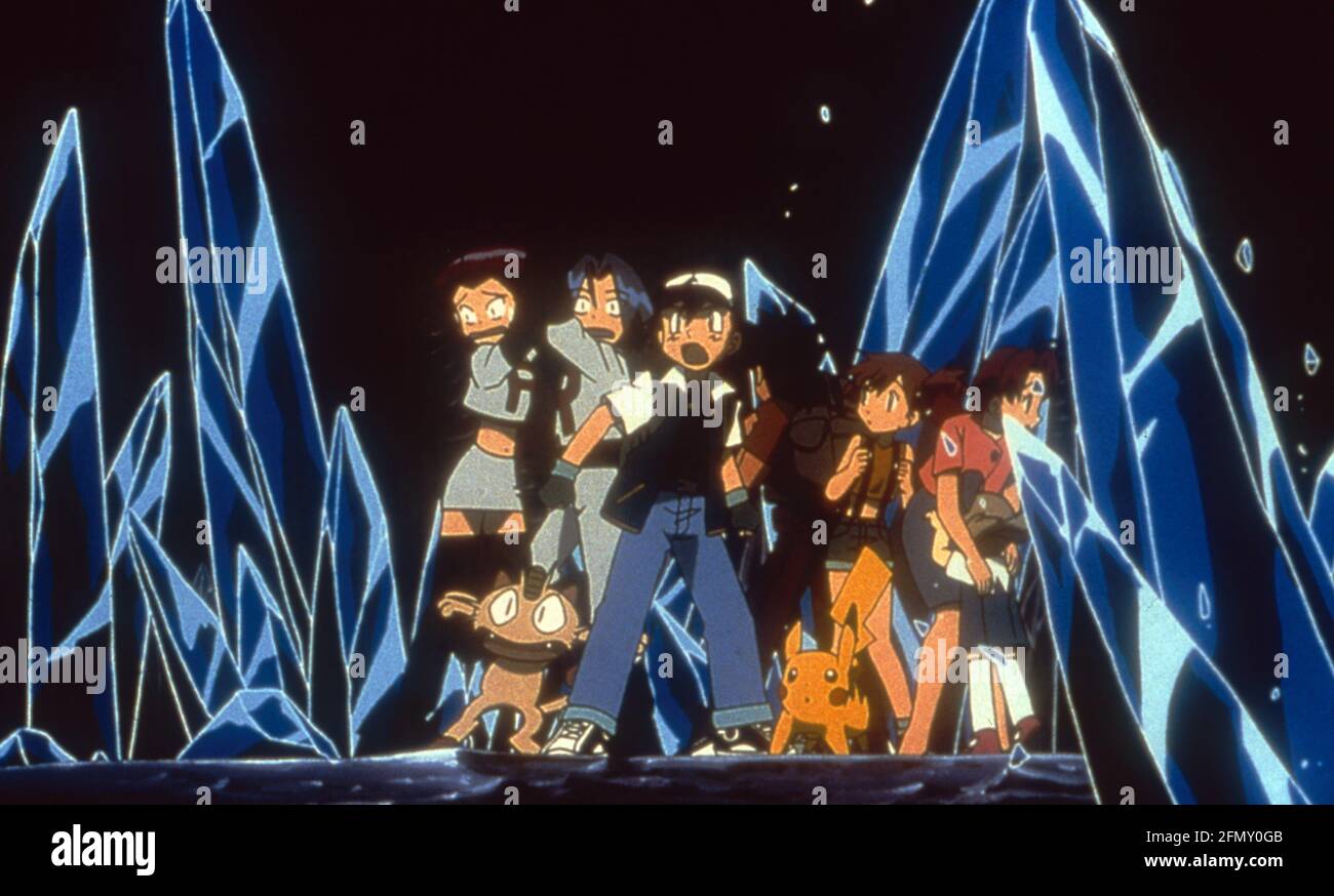 Pokemon 3: The Movie Gekijô-ban poketto monsutâ: Kesshô-tô no teiô Year : 2000 Japan  Director : Kunihiko Yuyama Animation Stock Photo