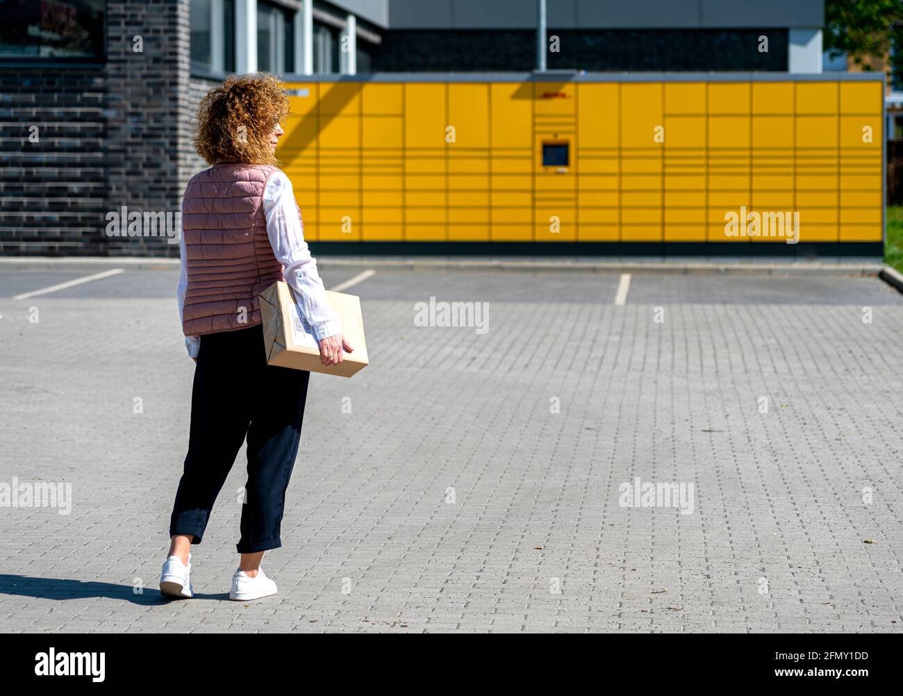 Packstation Of DHL Stock Photo