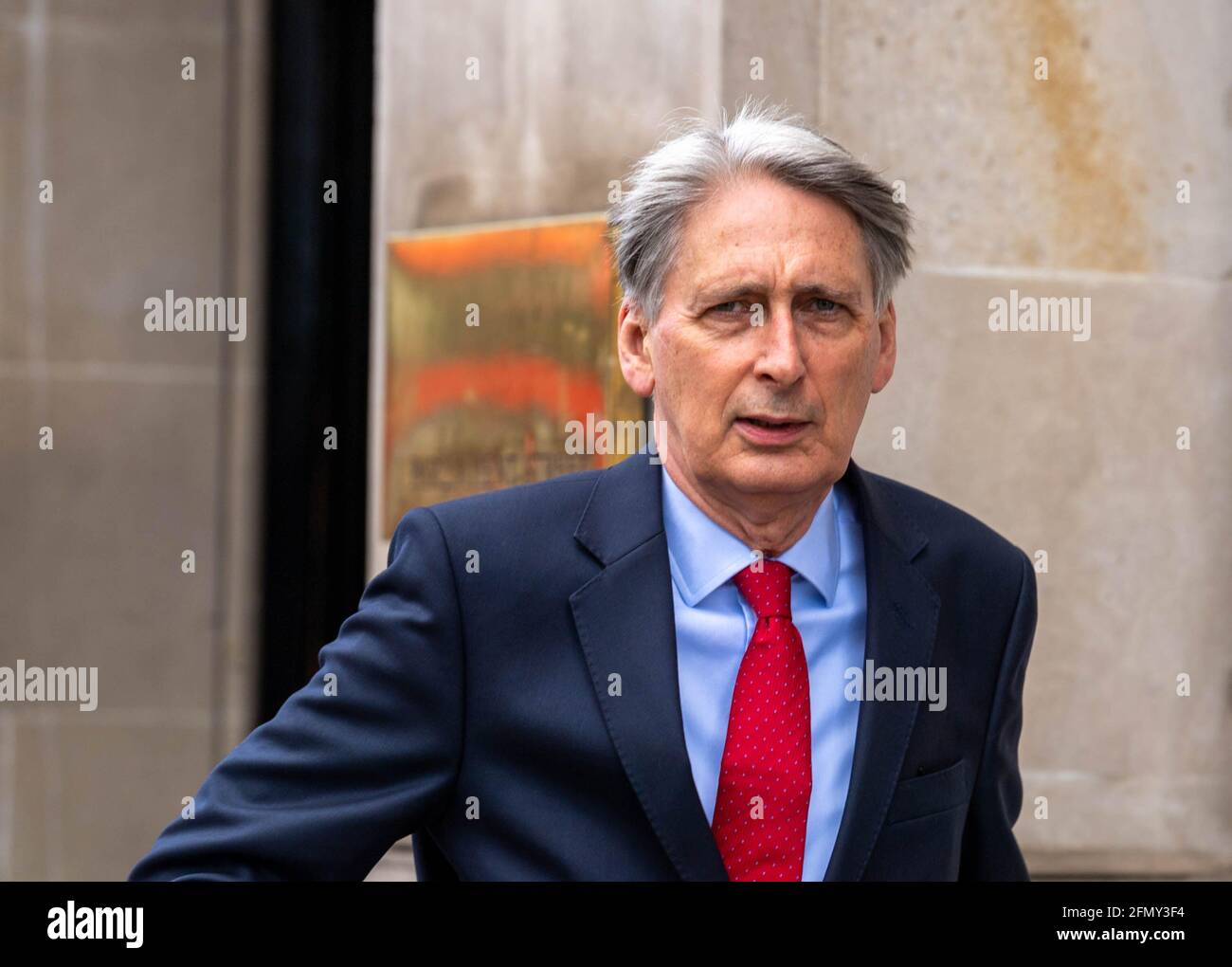 London, UK. 12th May, 2021. Philip Hammond, Baron Hammond of Runnymede PC  is a life peer who served as Chancellor of the Exchequer from 2016 to 2019, Foreign  Secretary from 2014 to