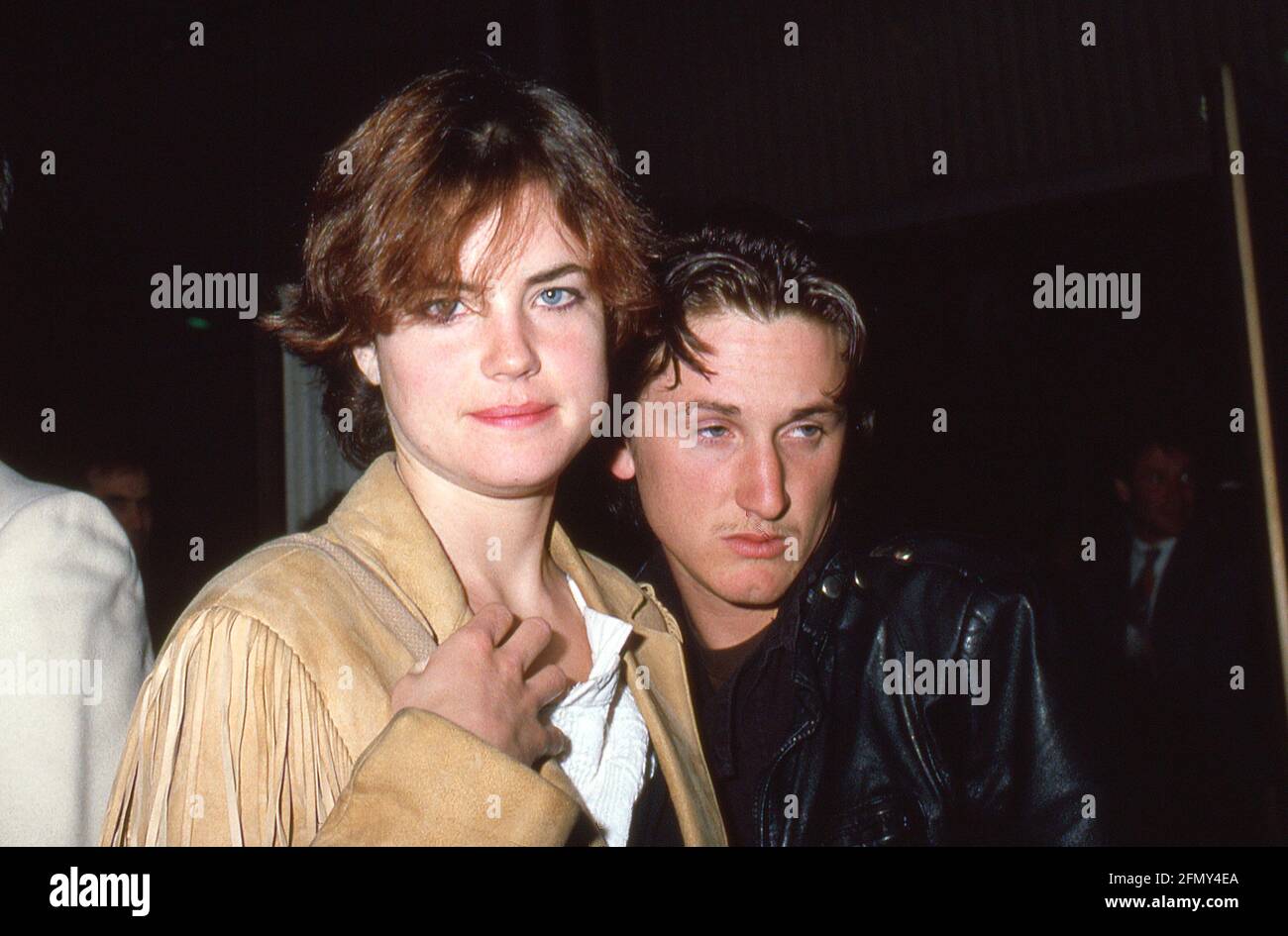 BEVERLY HILLS, CA - MARCH 30: Actress Elizabeth McGovern and actor Sean Penn attend the 'Moscow on the Hudson' Beverly Hills Premiere on March 30, 1984 at the Samuel Goldwyn Theatre in Beverly Hills, California Credit: Ralph Dominguez/MediaPunch Credit: Ralph Dominguez/MediaPunch Stock Photo