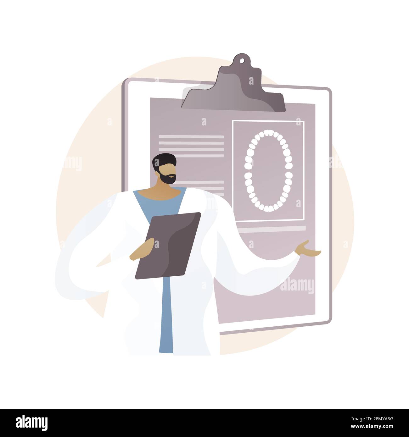 Private dentistry abstract concept vector illustration Stock Vector ...