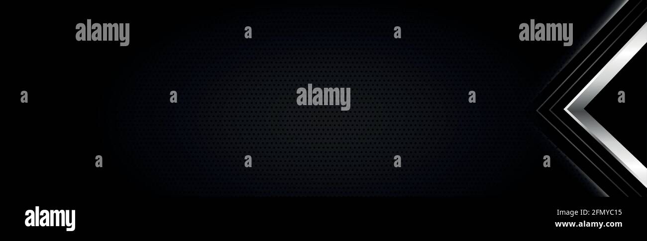Perforated dark background with metal inserts - Vector illustration Stock Vector