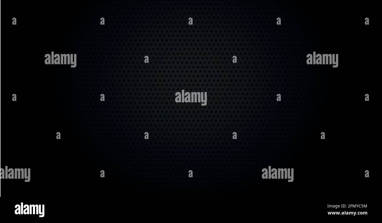 Perforated dark background with metal inserts - Vector illustration Stock Vector