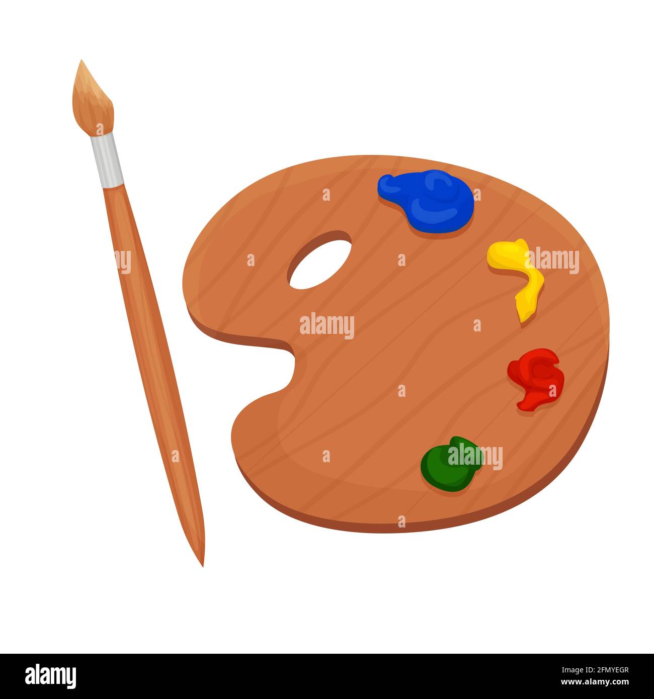 Clipart Artist Pallet