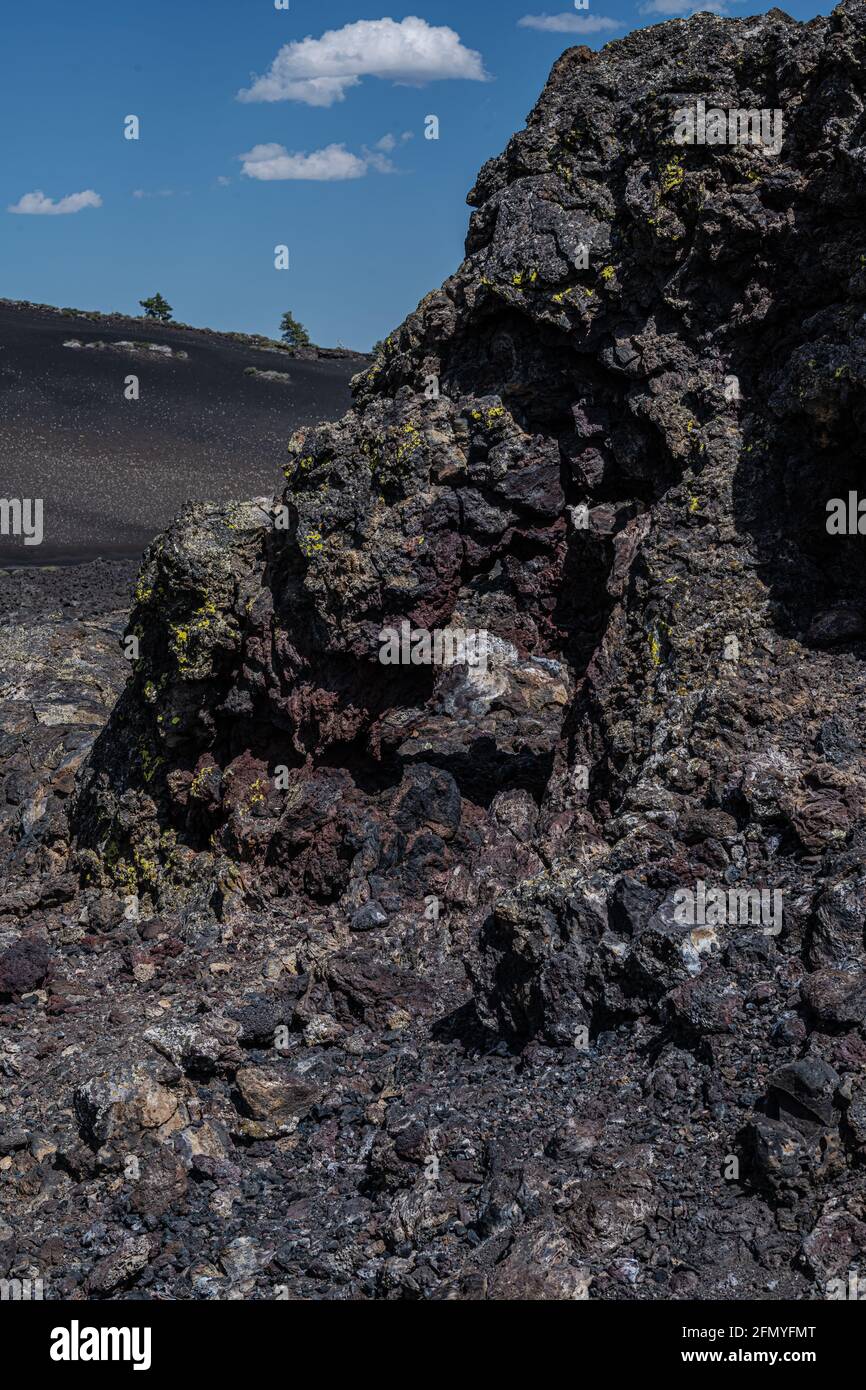 Spatter Cones, Craters of the Moon National Monument, Idaho Stock Photo