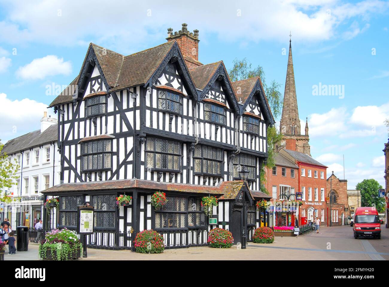 17th Century The Old House, High Town, Hereford, Herefordshire, England, United Kingdom Stock Photo