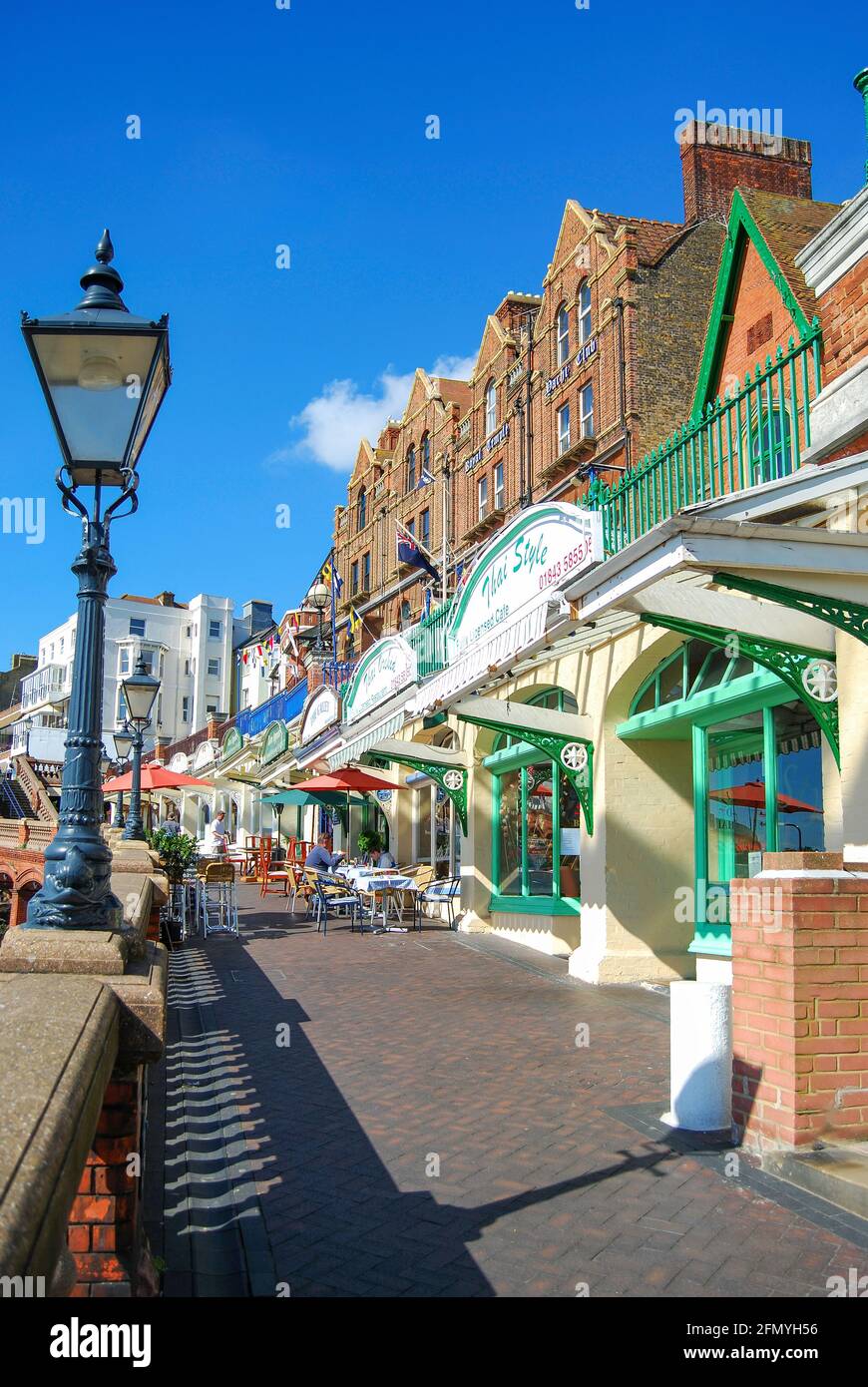 Westcliff Arcade on seafront, Ramsgate, Isle of Thanet, Kent, England, United Kingdom Stock Photo