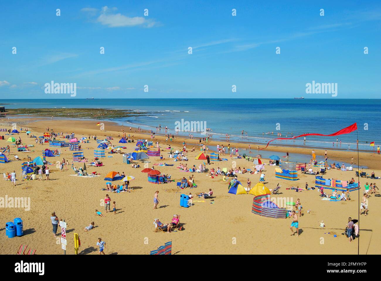 Joss Bay, near Broadstairs, Kent, England, United Kingdom Stock Photo