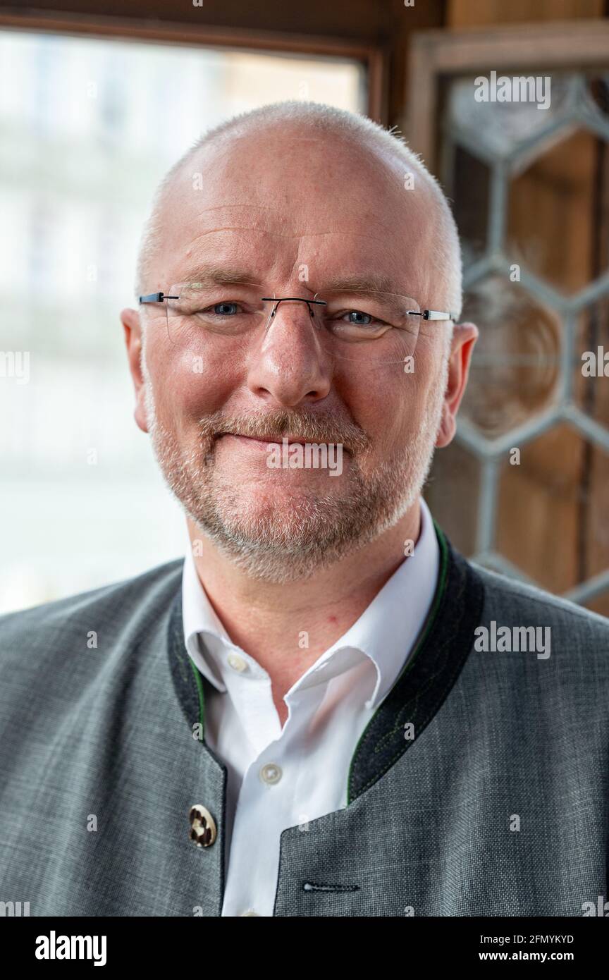 Landshut, Germany. 08th May, 2021. Alexander Putz, Lord Mayor of