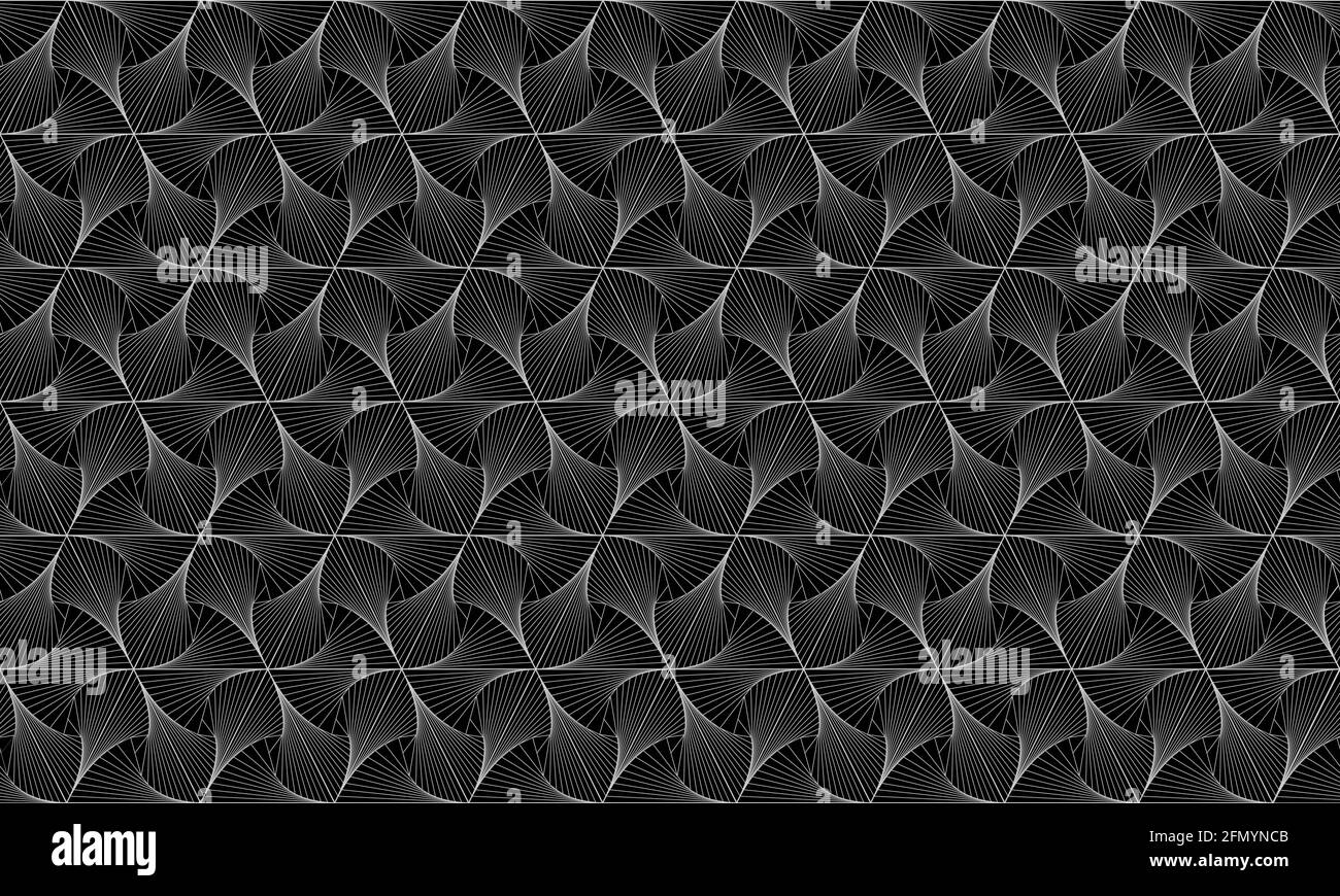 Black seamless geometric pattern. Abstract background for wallpaper ...